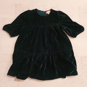 RUBY & BLOOM | Holiday Dress Emerald Velvet